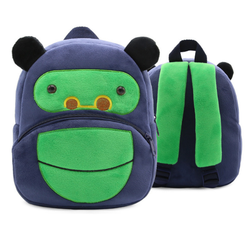 Children School Backpack Cartoon Rainbow  Design Soft Plush Material For Toddler Baby Girls Kindergarten Kids School Bags