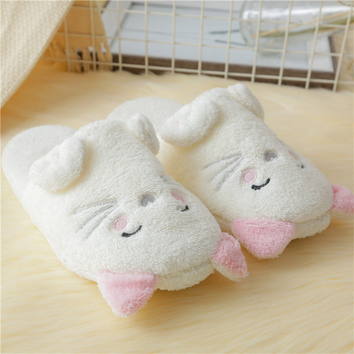 Autumn And Winter New Cute Cartoon Cat Home Drag Home Warm Lady
