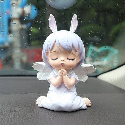 Creative Cute Doll Angel With Ornaments For Car Interior