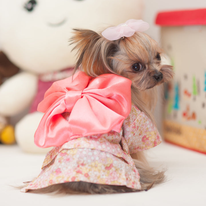 Pet dog kimono dog clothes pet spring and summer clothes