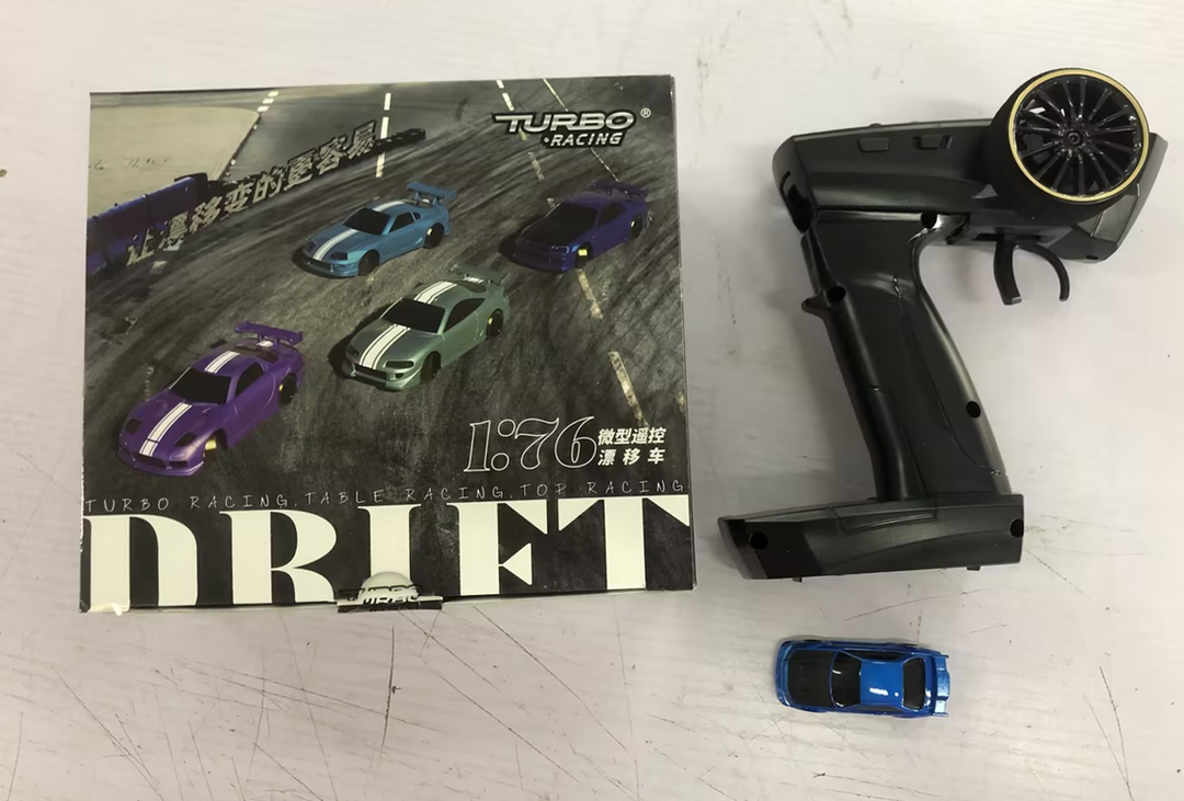 Turbo Racing 1vs76 C64 Drift RC Car With Gyro Radio Full Proportional Remote Control Toys RTR Kit For Kids And Adults