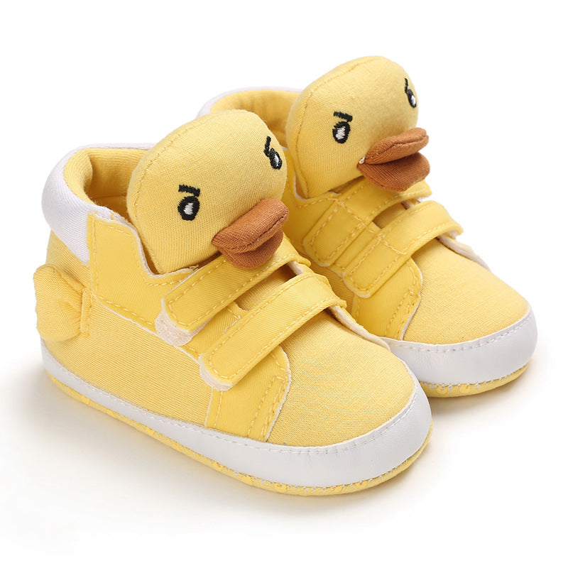 Soft Sole Cartoon Middle Top Toddler Shoes