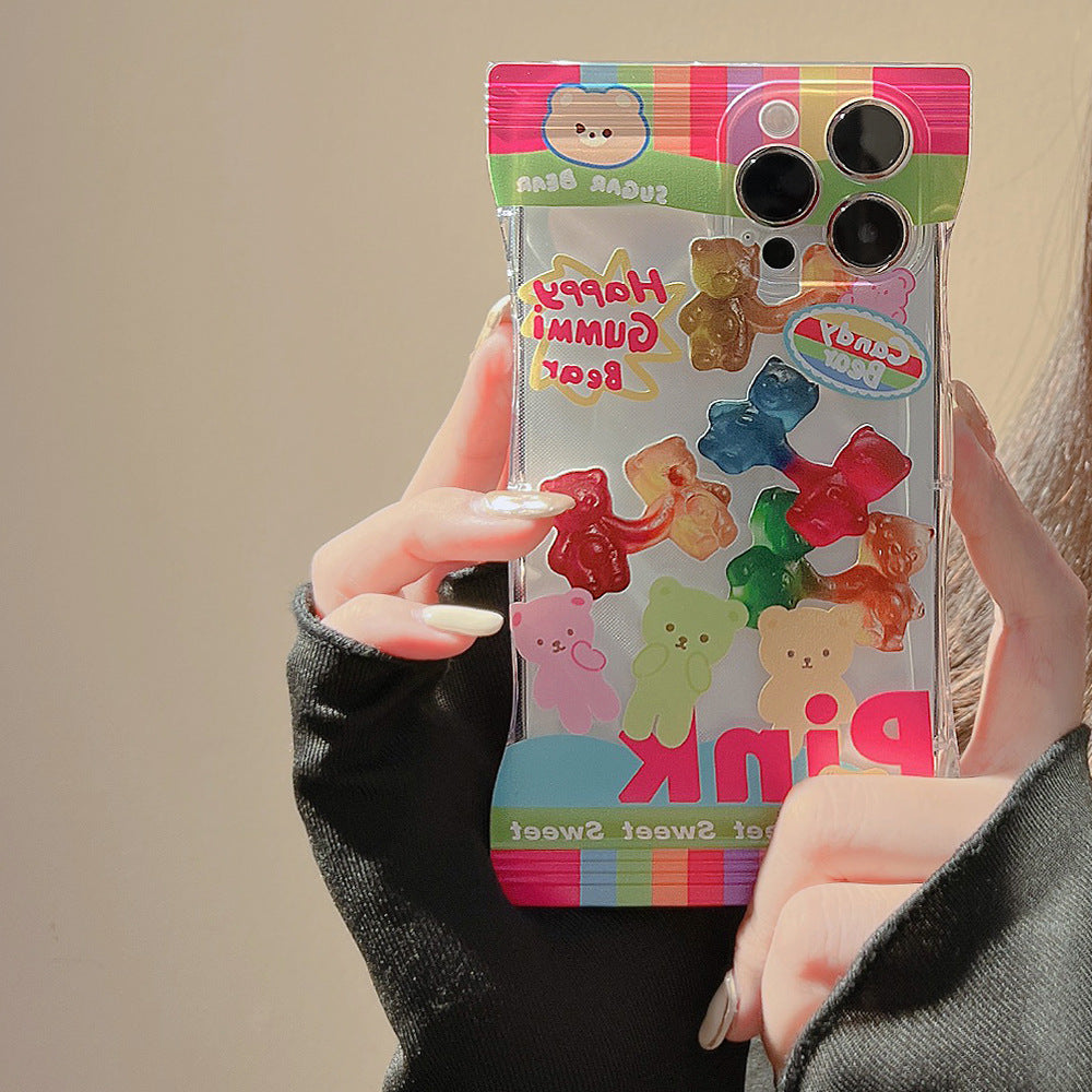 Transparent Gummy Bear Applicable Mobile Phone Shell For IPhone