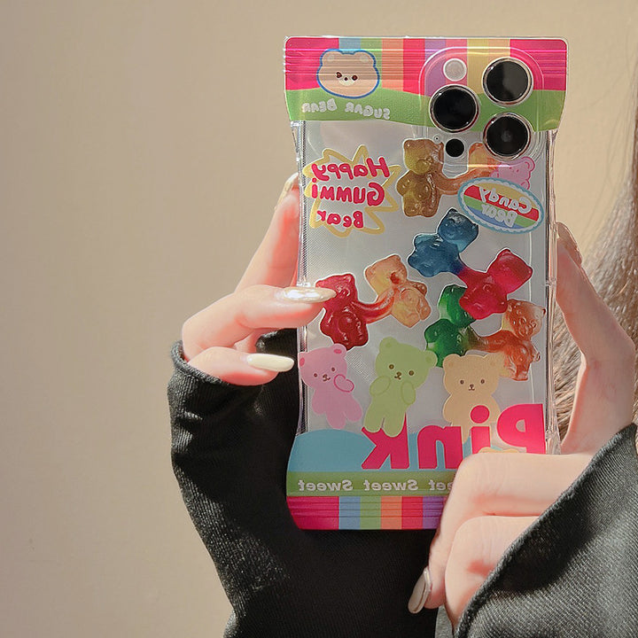 Transparent Gummy Bear Applicable Mobile Phone Shell For IPhone