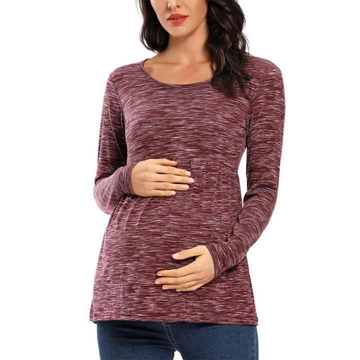 Pregnant Women Breastfeeding Polyester T-shirt