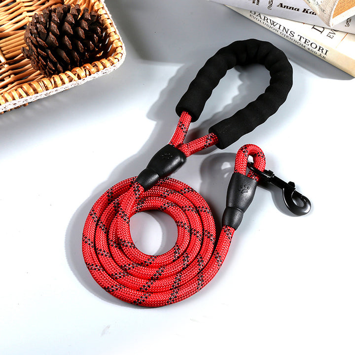 Reflective Nylon Round Rope Dog Leash