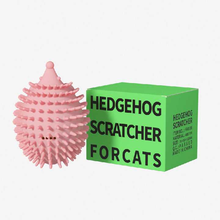 New Pet Toy Hedgehog Cat Corner Tickler Cat Mint Hair Remover Cat Toy Supplies Cat Toys Cat Massage Ball