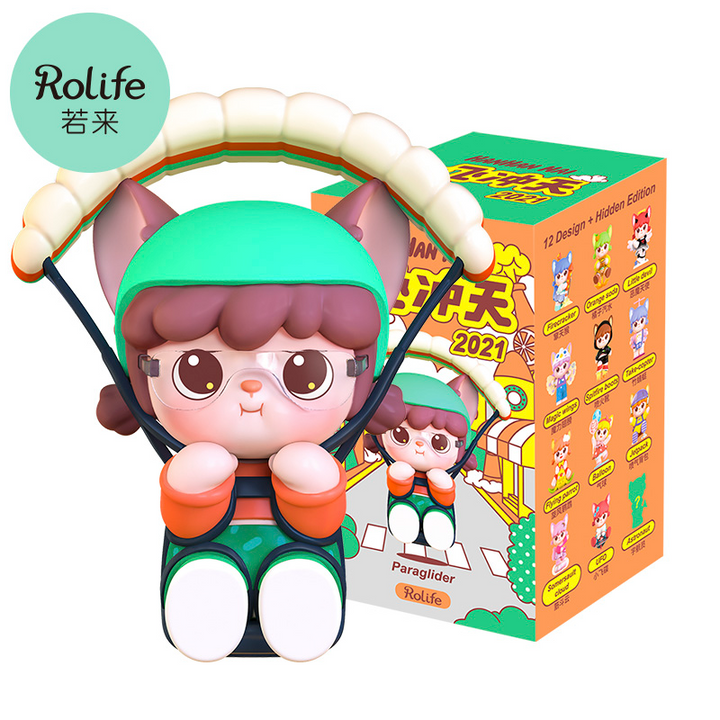 Robotime Rolife HANHAN NAI  Flying Blind Box Action Figures Doll Toys Surprise Box Lady Toys For Children Friends Free Shipping
