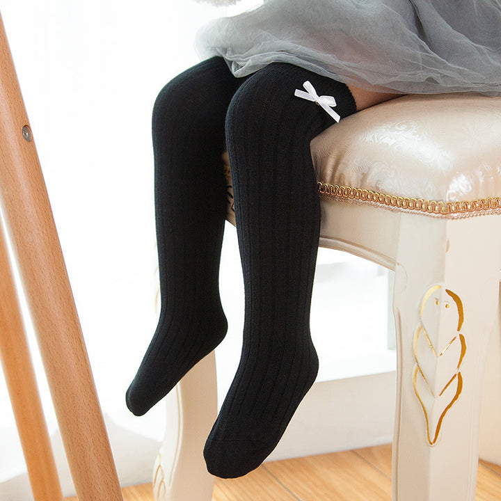 Children's Stockings with Bow Design