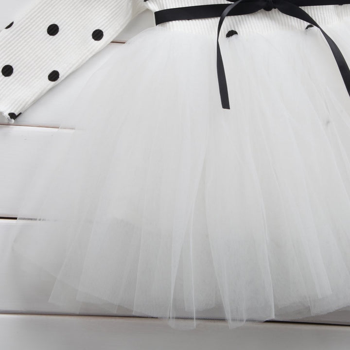 Baby Long Sleeve Tutu Lace Dress