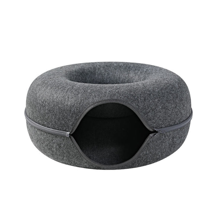 Cat Nest Round Woolen Tunnel