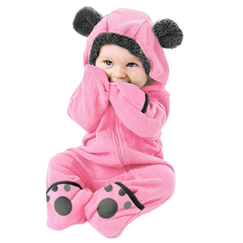 Newborn Mini Denim Cartoon Romper