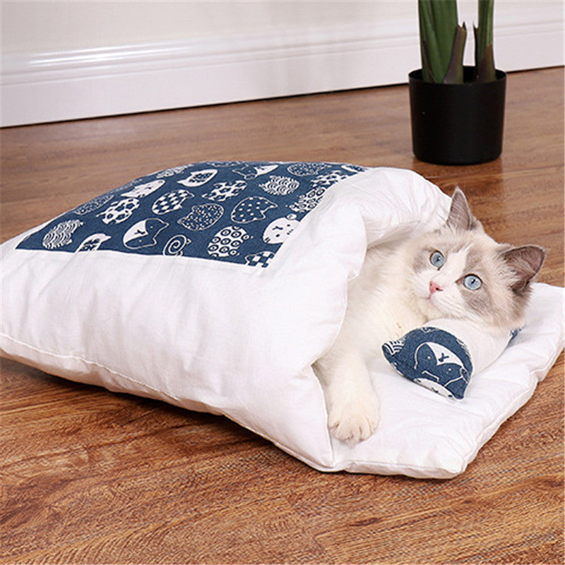 Cat Litter Winter Warm Cat Closed Removable And Washable Quilt