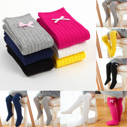 Children's Stockings with Bow Design