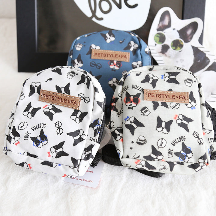 French Bulldog Face Prints Backpack