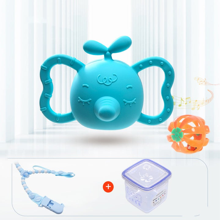 Baby Silicone Teether Rattle