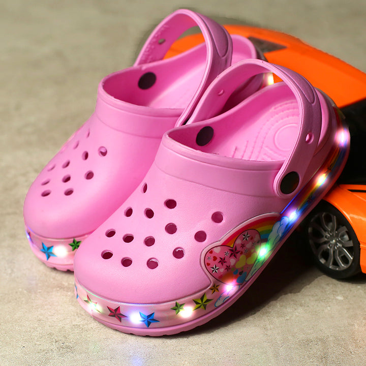 Light Up Children Clogs