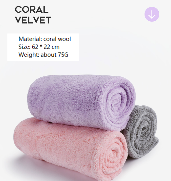 Female cute speed hair towel towel turban
