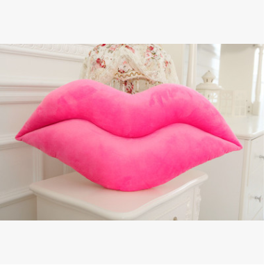 Creative sexy plush big lips pillow