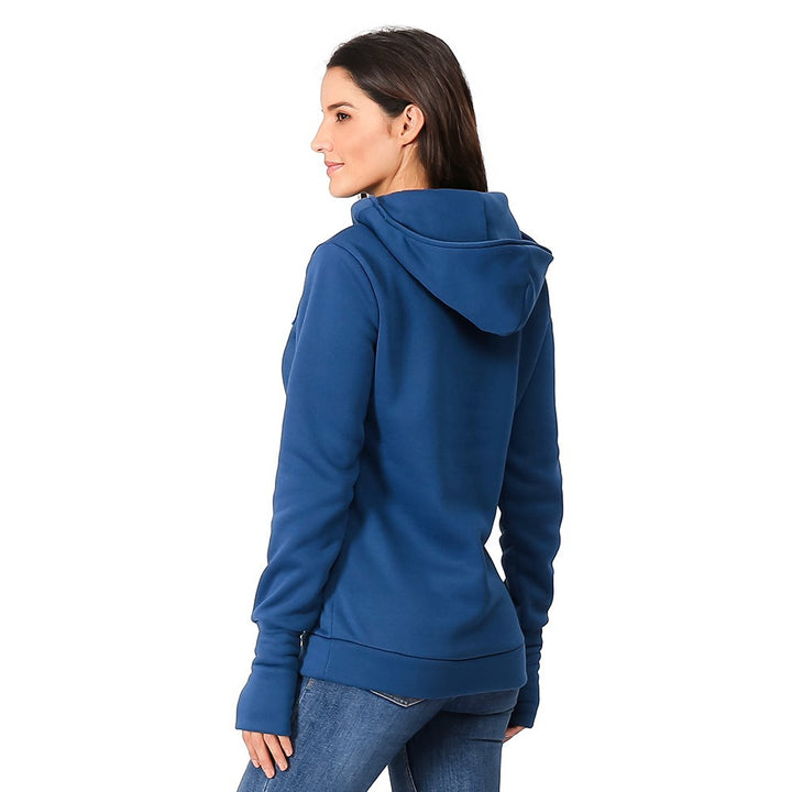 Pregnant women thick hooded sweater