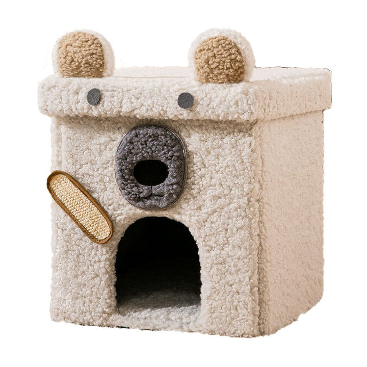Foldable Four Seasons Stool Doghouse Semi Enclosed Removable And Washable Pet Products