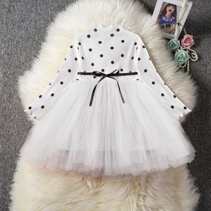 Baby Long Sleeve Tutu Lace Dress