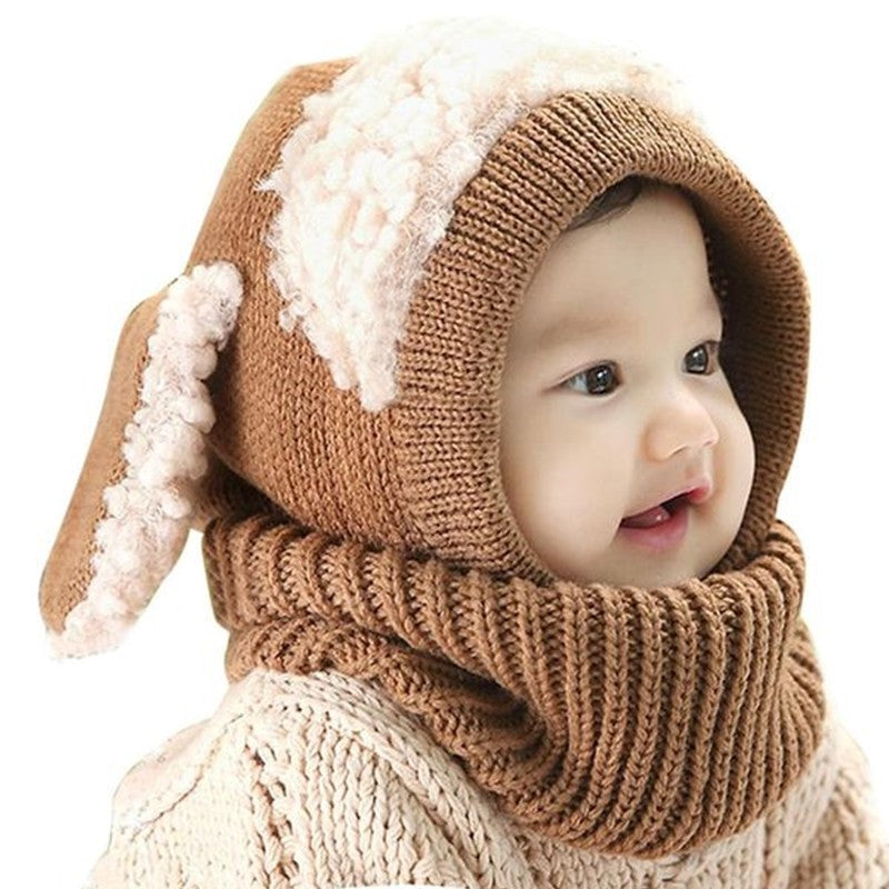 Cute Baby Wool Long Ears Hat