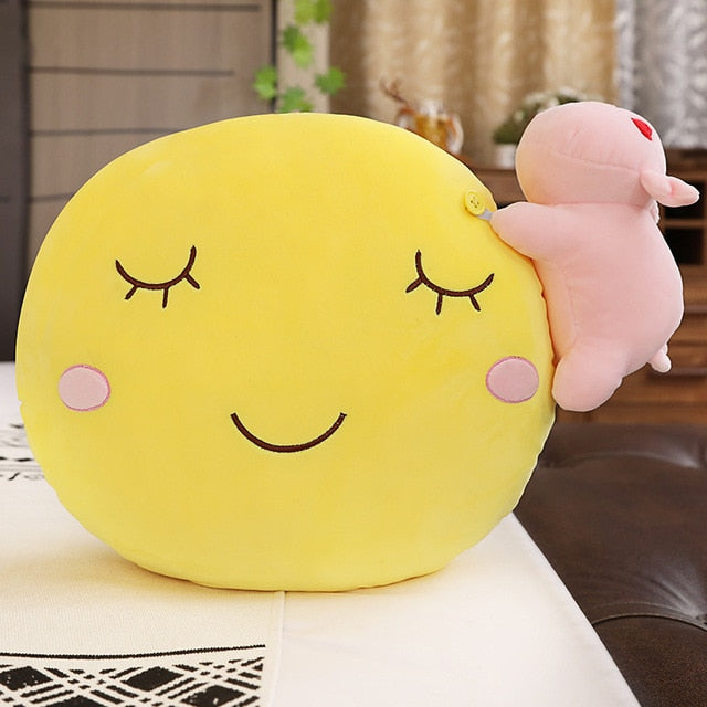 Moon Star Pillow Cute Super Cute Plush Toy