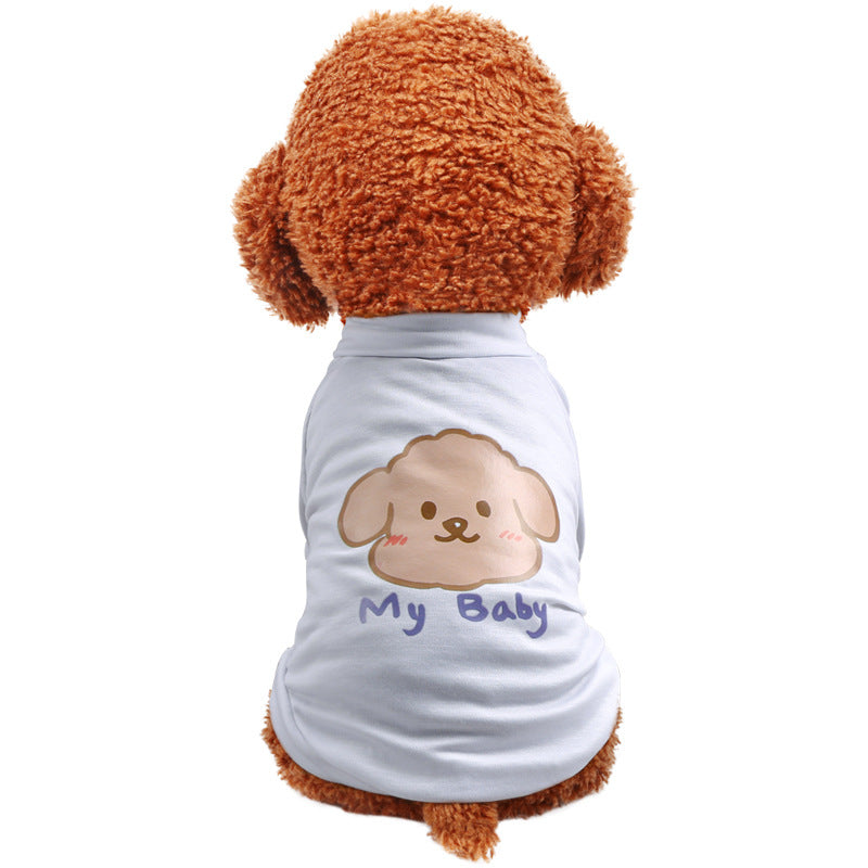 Pet Transparent Waterproof Rainbow Poncho