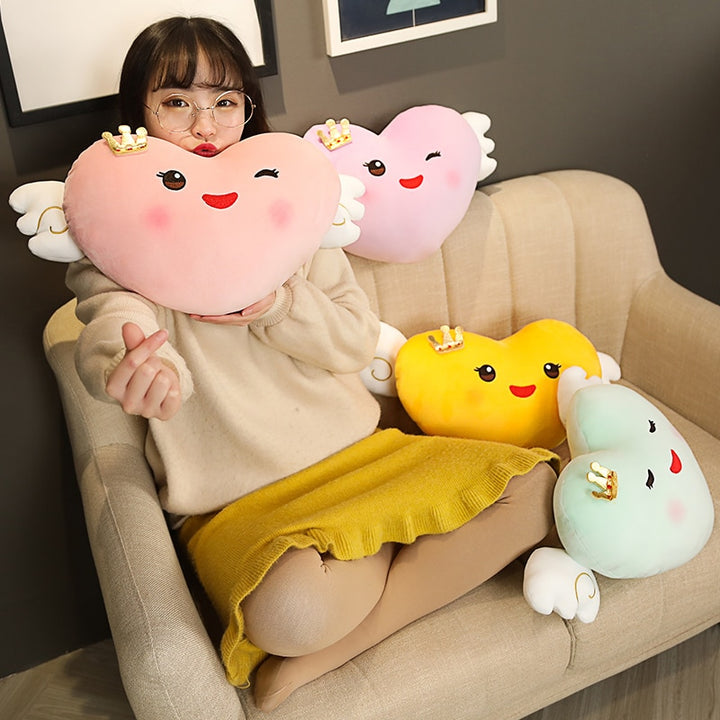Angel Wings Love Pillow Cushion Plush Toy
