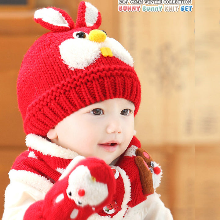 Baby Wool Bunny Beanie