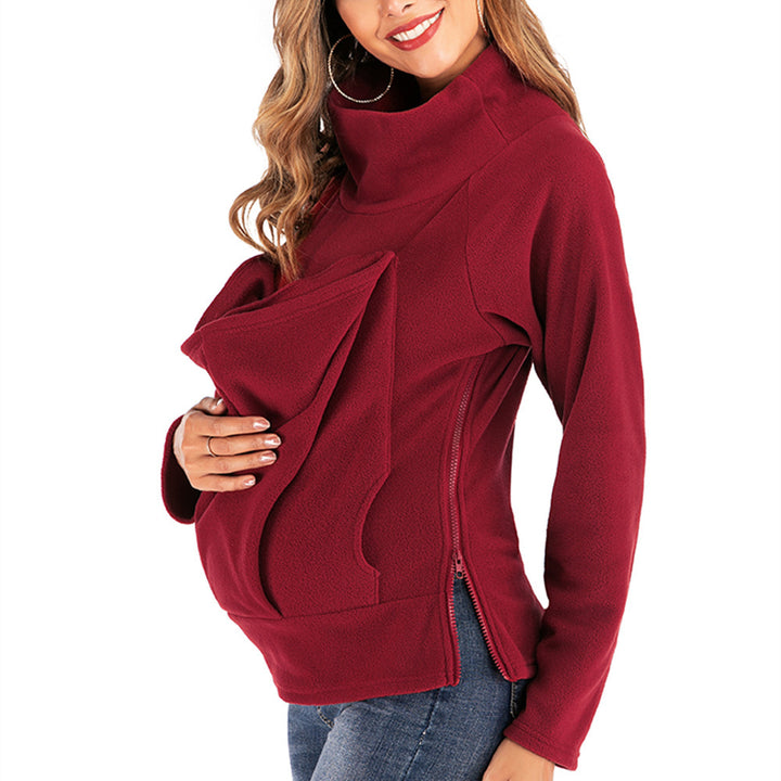 Multi-functional Mother Kangaroo Nursing Sweater
