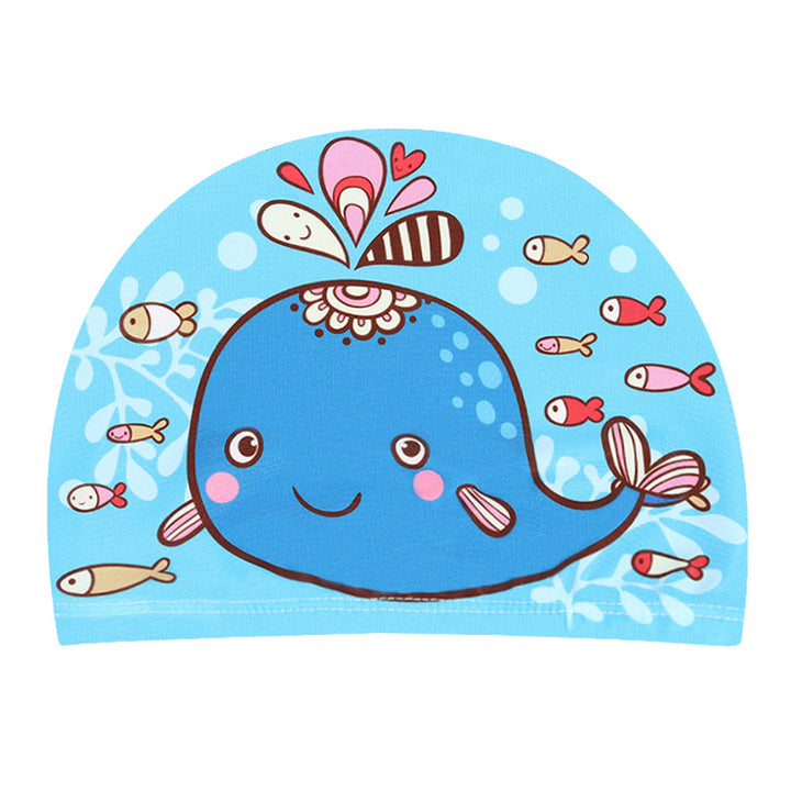 Children's Cartoon Printed Swimming Hat