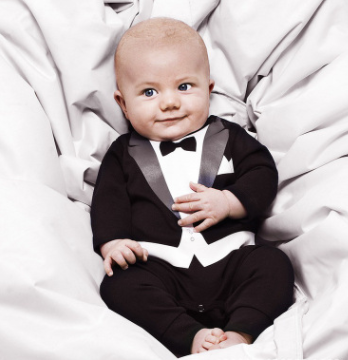 Baby Boy Long Sleeve Onesie