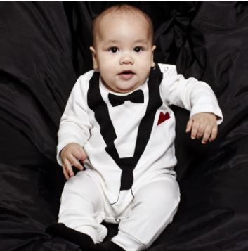 Baby Boy Long Sleeve Onesie