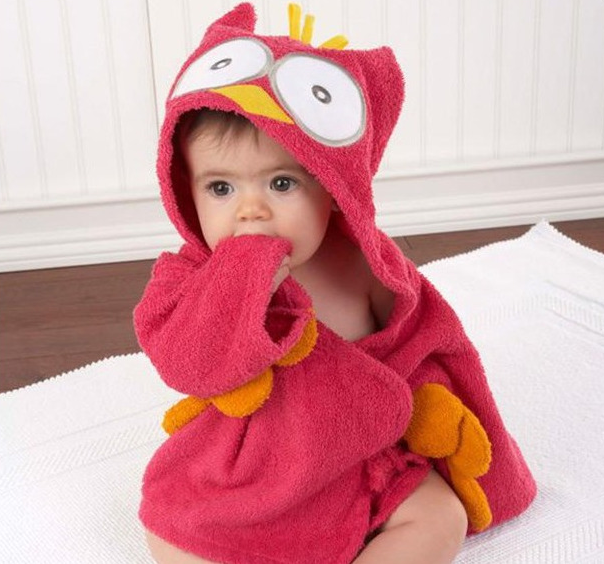 Cartoon Baby Hooded Towel
