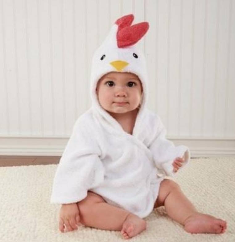 Cartoon Baby Hooded Towel