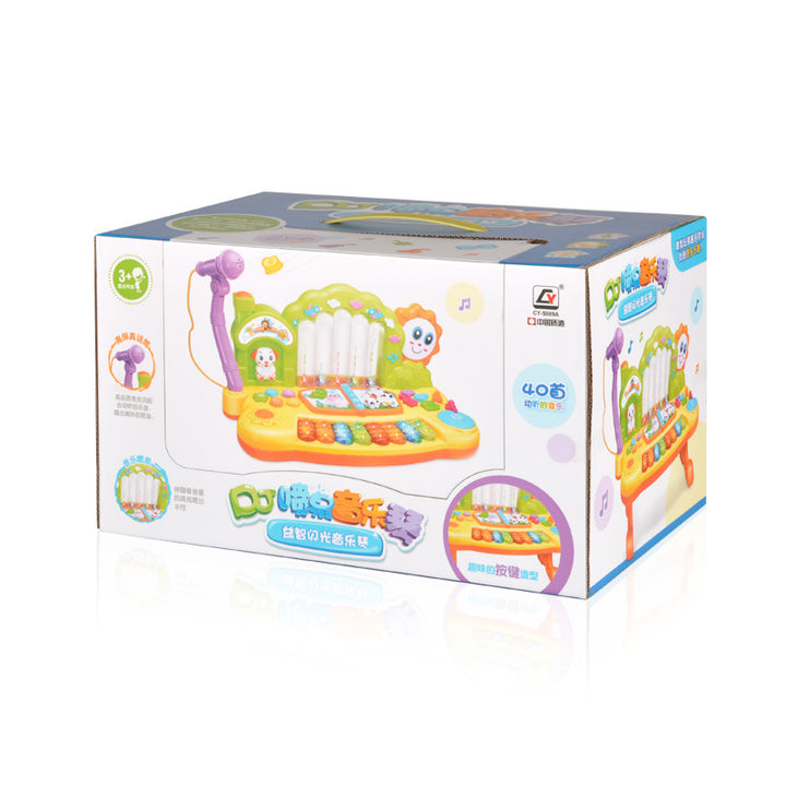 Multifunctional children's fountain keyboard