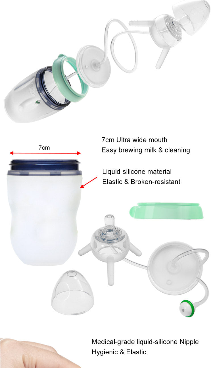 Kids Training Silicone Sippy Cup
