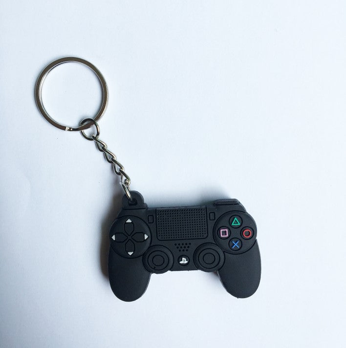 Soft Rubber Mini Game Handle Key Chain Game Machine