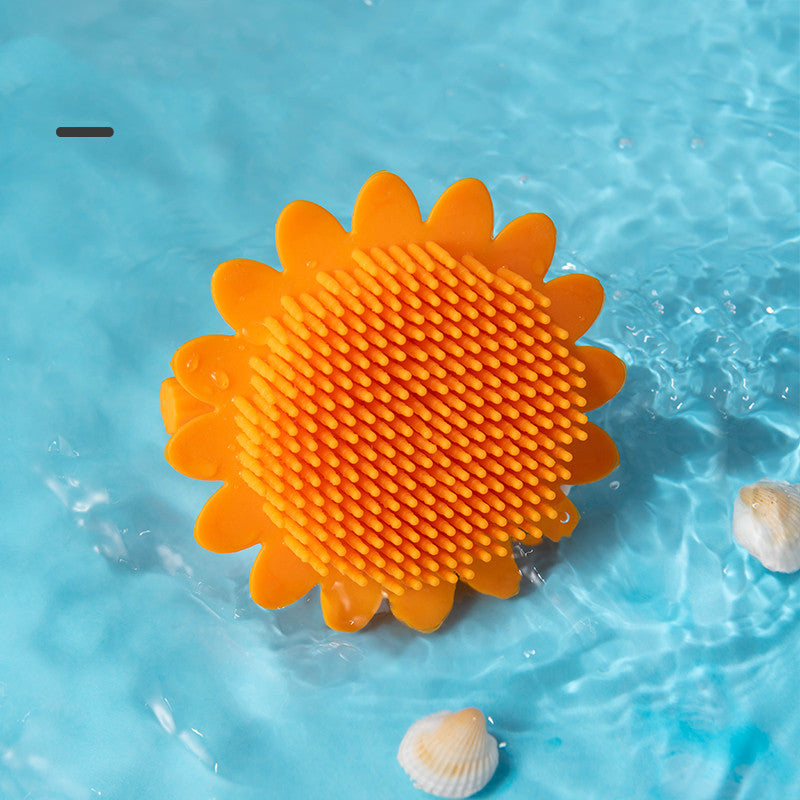 Baby Silicone Anti-dandruff Bath Sponge