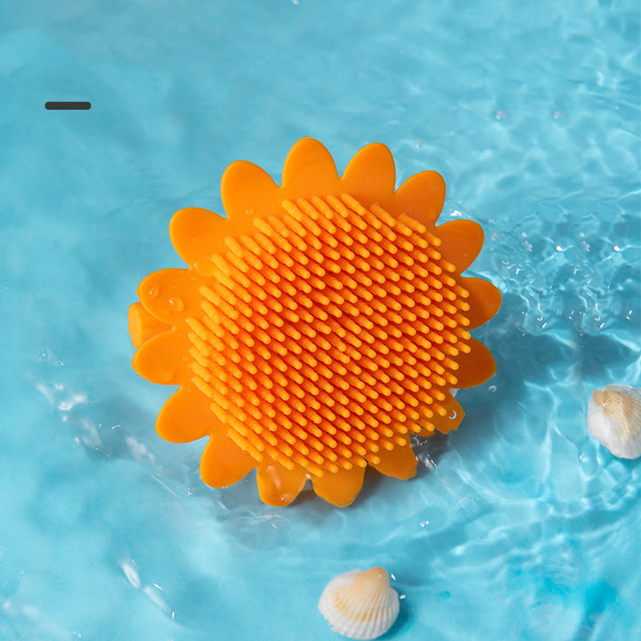 Baby Silicone Anti-dandruff Bath Sponge