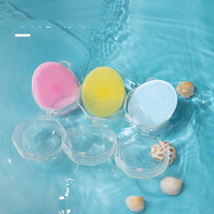Baby Silicone Anti-dandruff Bath Sponge