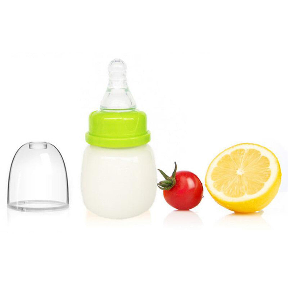 Brand New Infant Baby Feeding 0-18 Months Feeder 60ML PP Nursing Juice Milk Mini Hardness Bottle Baby Bottles And Nipples