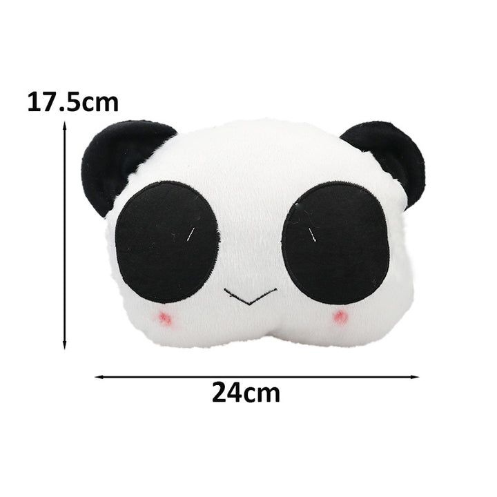 Through Plush Pillow Neck Pillow Cute Panda Head Pillow