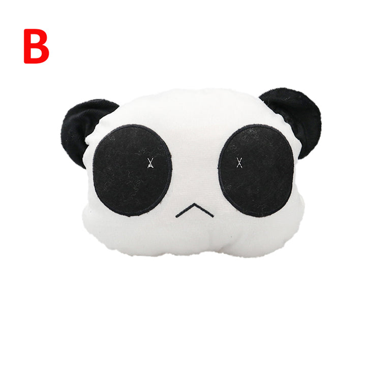 Through Plush Pillow Neck Pillow Cute Panda Head Pillow