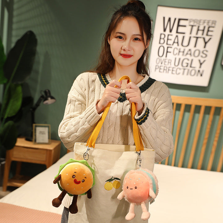 Creative Plush Toy Cartoon Hamburger Pillow