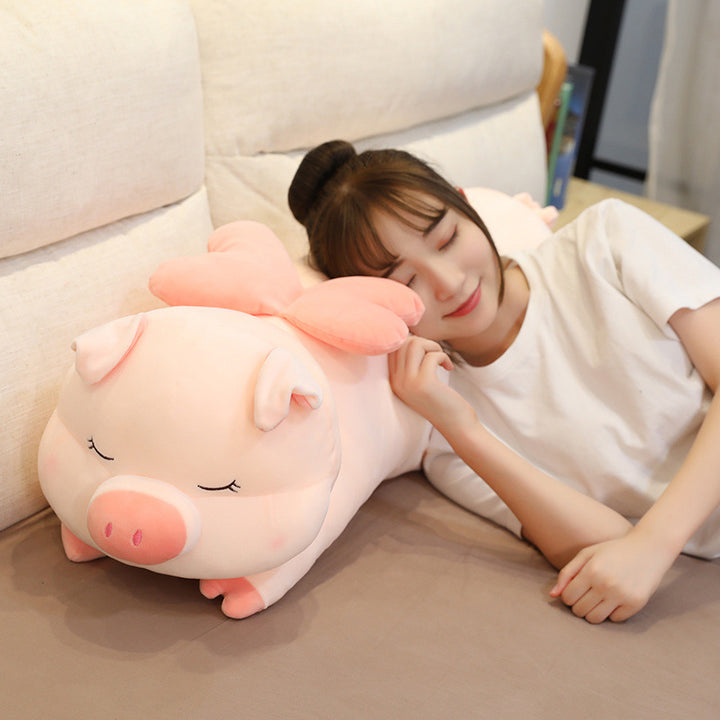 Throw Pillow Long Pillow Cute Rabbit Doll Plush Toys For Children