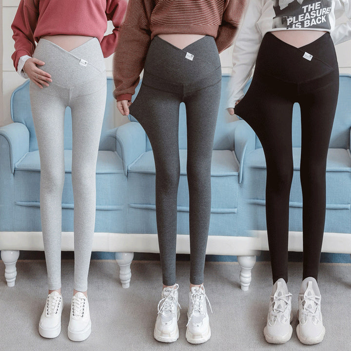 Casual Pregnant Women Low Waist Thin Leggings