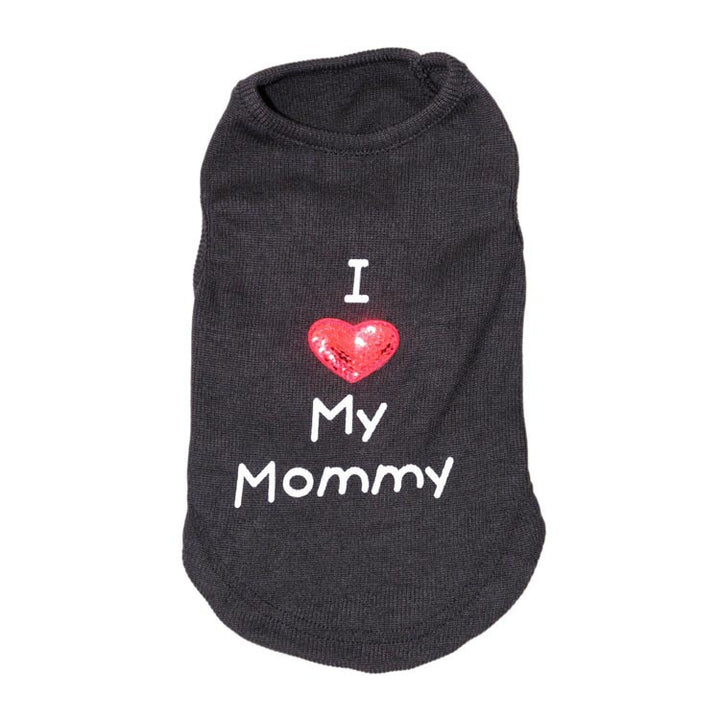 Pet Supplies Dog Clothes Threaded Daddy Mommy 4 Pet Vest